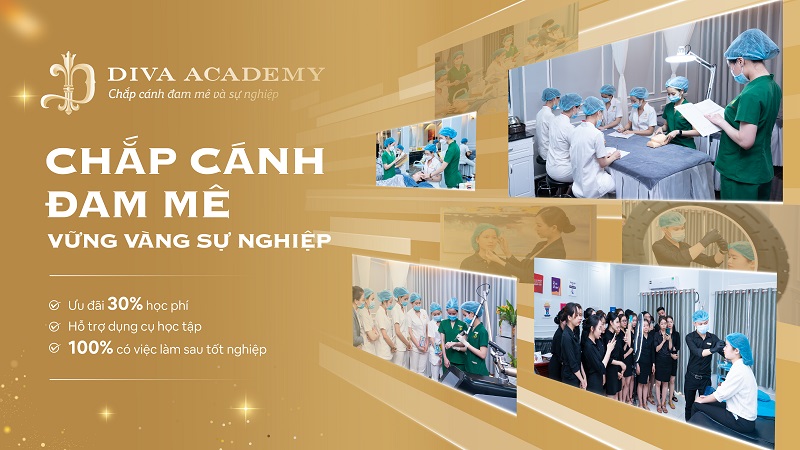 DIVA Academy là nơi đào tạo nghề spa uy tín và chất lượng