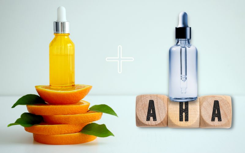 Không nên sử dụng kết hợp vitamin C và AHAs cho da nhạy cảm