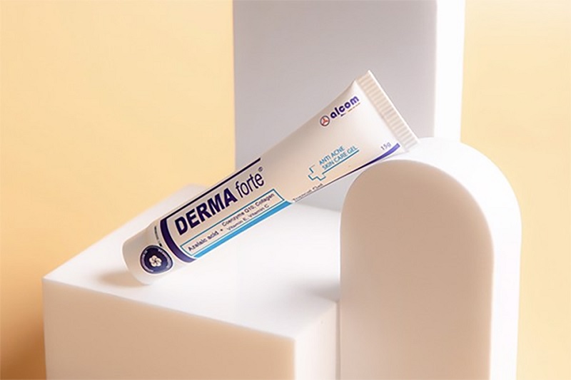 Kem trị mụn Derma Forte giúp làm mờ vết thâm mụn nhanh chóng