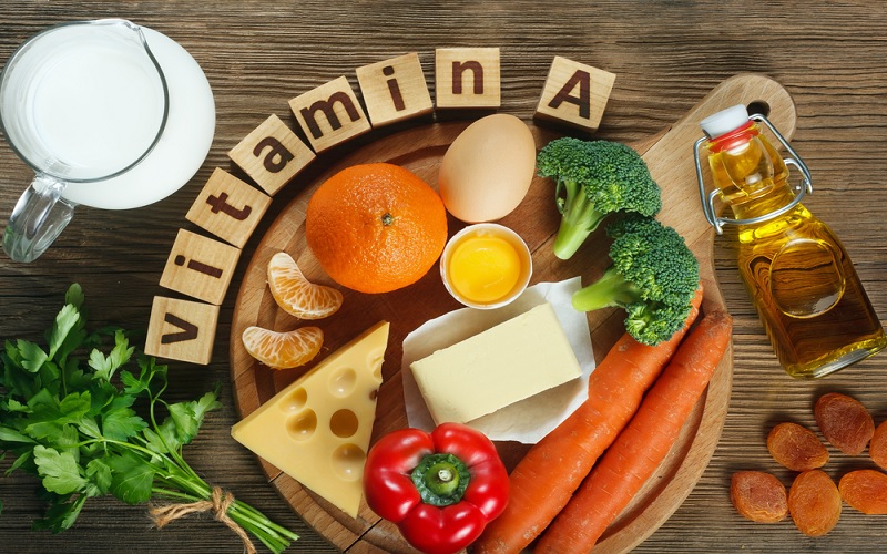 Da dầu mụn nên bổ sung thêm các loại thực phẩm chứa vitamin A