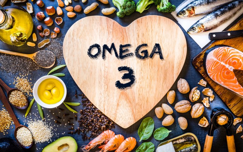 Da mụn nên bổ sung nhiều thực phẩm chứa Omega 3