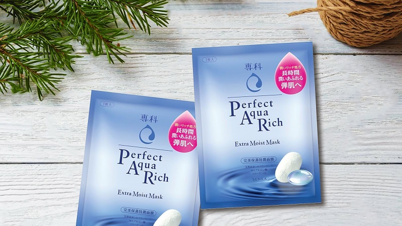 Mặt nạ Senka Perfect Aqua Rich Extra Moist Mask dành cho da munj