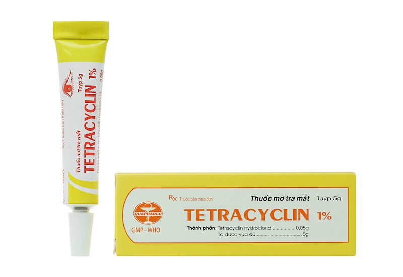 Tetracyclin 1% là sản phẩm được sử dụng phổ biến nhất khi xăm chân mày