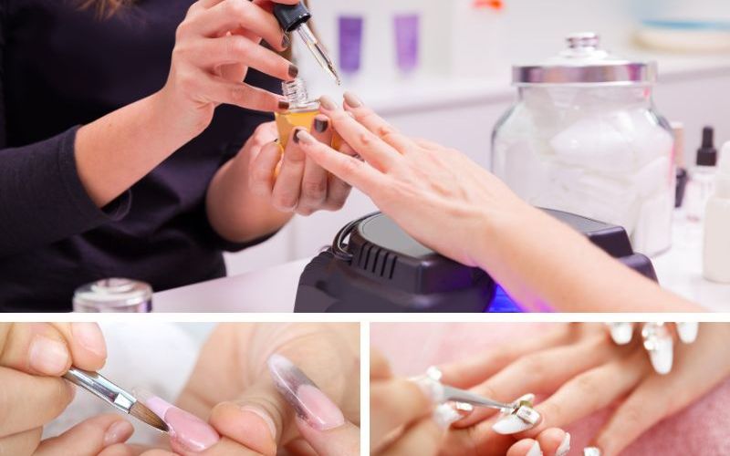 Các kỹ thuật làm nail được dạy trong khóa học nail DIVA Academy