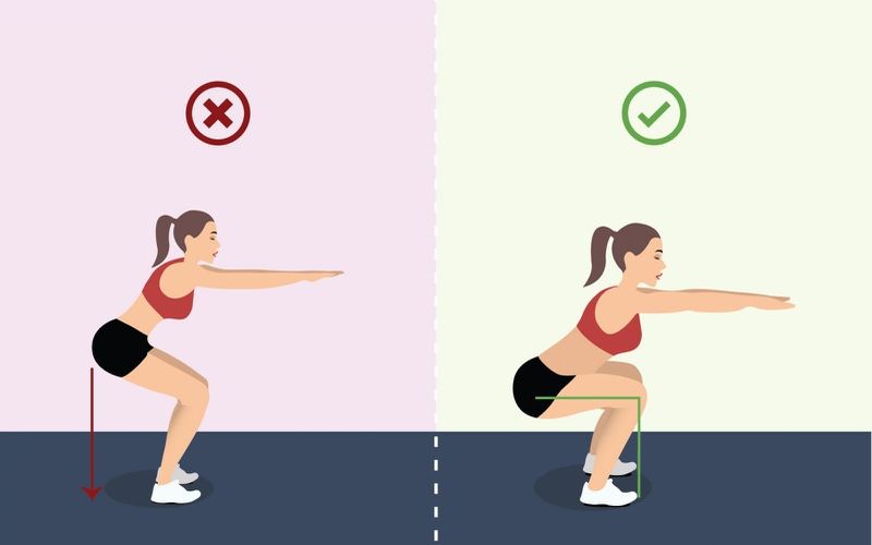 Tư thế squat đúng chuẩn kỹ thuật