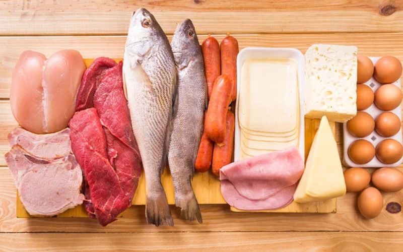 Protein có trong thịt, cá, trứng,... là nguồn dinh dưỡng tốt