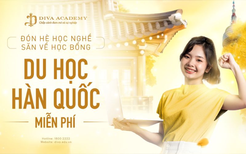 DIVA Academy tổ chức chương trình học bổng hấp dẫn cho học viên có thành tích xuất sắc