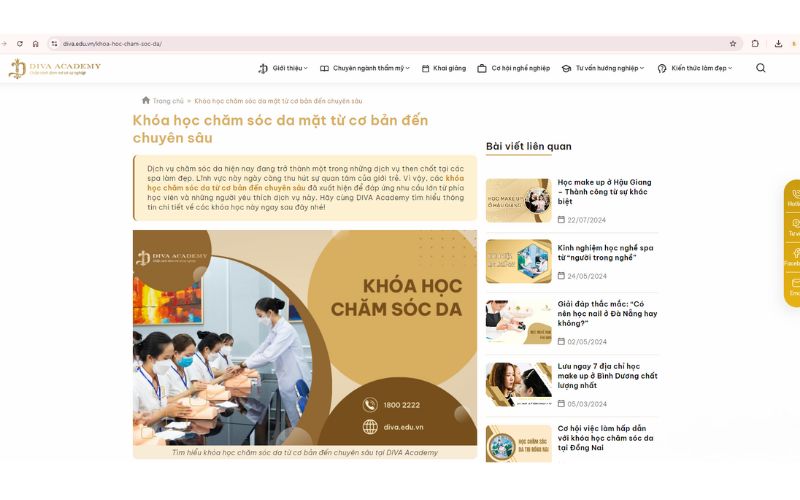 Bạn có thể tham khảo thông tin về trung tâm đào tạo trên website của họ 