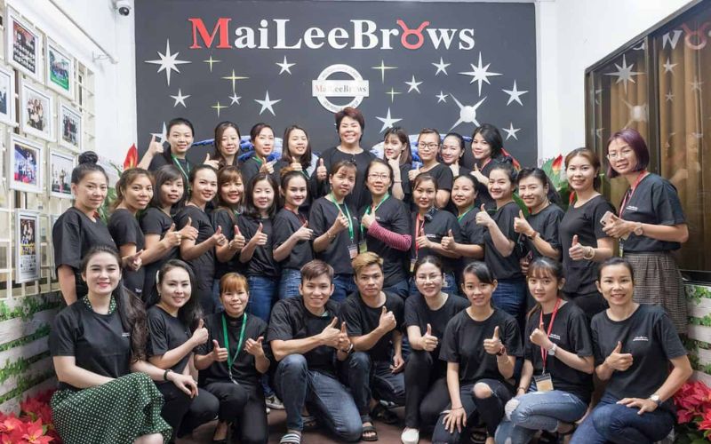 MaiLee Brows Academy có đội ngũ giảng viên giỏi, không giấu nghề 