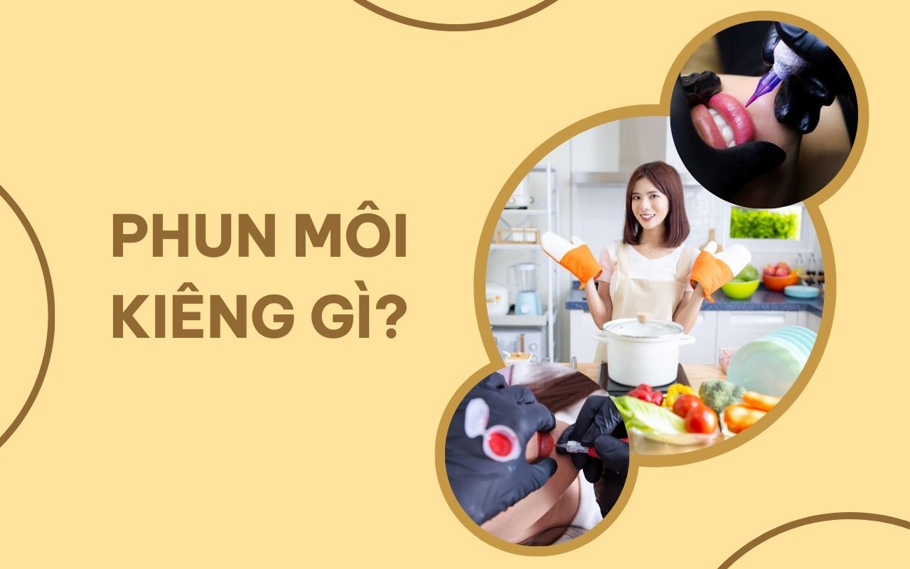 Sau phun môi kiêng gì để lên màu đẹp và mau lành?