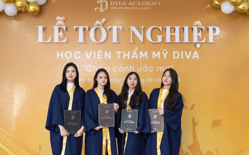 Học viện thẩm mỹ DIVA cấp chứng chỉ hành nghề nail được công nhận rộng rãi